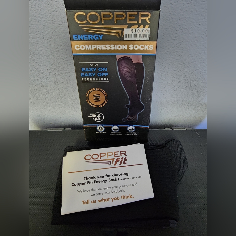 Pair Copper Compression Socks